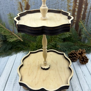 Vassoio strappato spesso 1/2&quot; - Kit fai da te - Country - Natale - Rustico