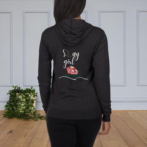 Slay Girl Sleigh Unisex zip hoodie