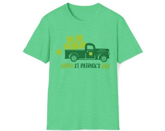 Happy St Patrick&#39;s Day Truck Softstyle T-Shirt
