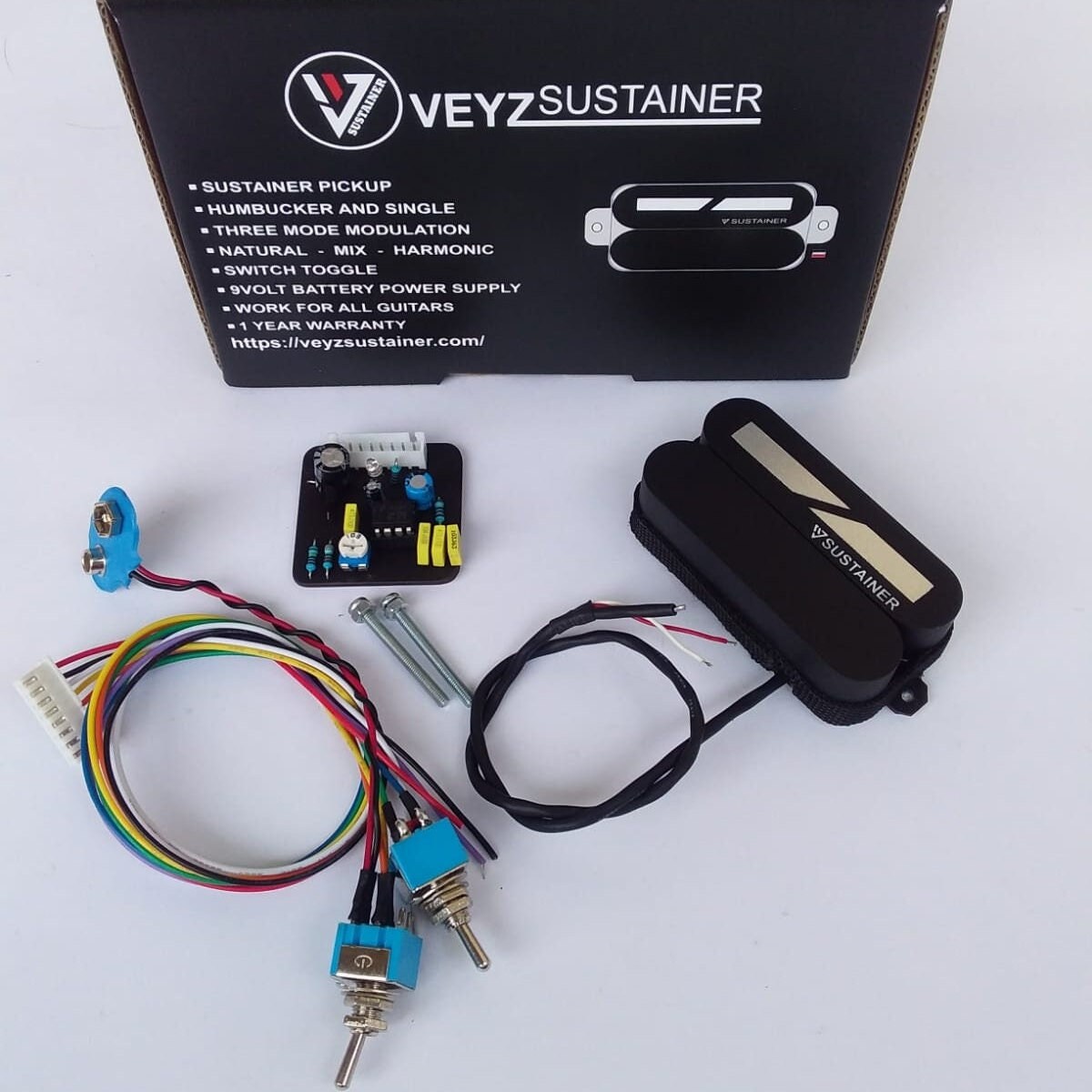 Pickup Sustainer Humbucker 3 Mode Etsy