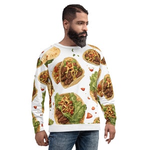 Tacos for Life Unisex Sweatshirt, Meaty Tacos are Amazing