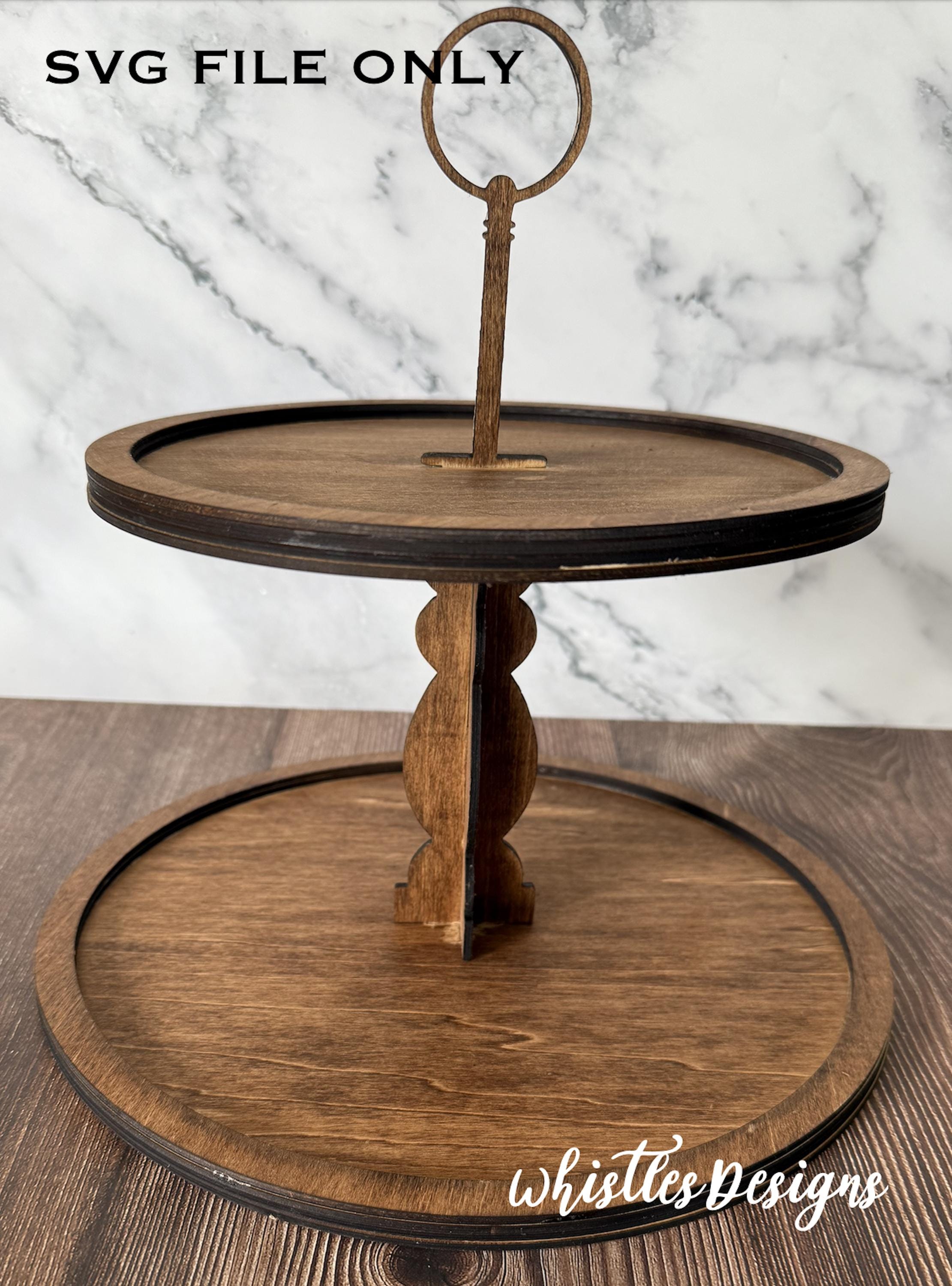 Interchangeable Holiday Tiered Tray SVG File (Digital Download)