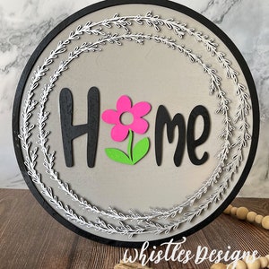 Interchangeable Home Sign SVG