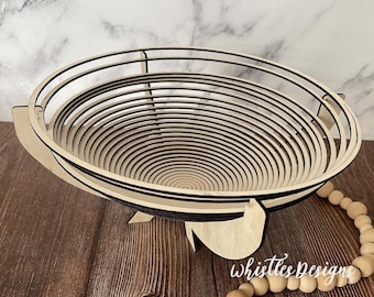 Round Spiral Bowl SVG