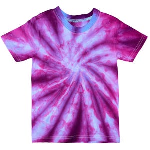 Children’s Made To Order Blue Violet Ice Dyed Starburst T-shirt