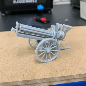 Turnip28 Repeating Powder Cannon Model | 3D Printing STL Files for Tabletop Gaming & Wargames