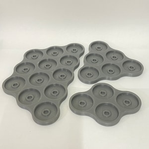 25mm Round Movement Tray Bases (Set of 3) | Various Formations for Tabletop Gaming & Miniature Wargames
