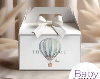 Gable Box Label Editable Template