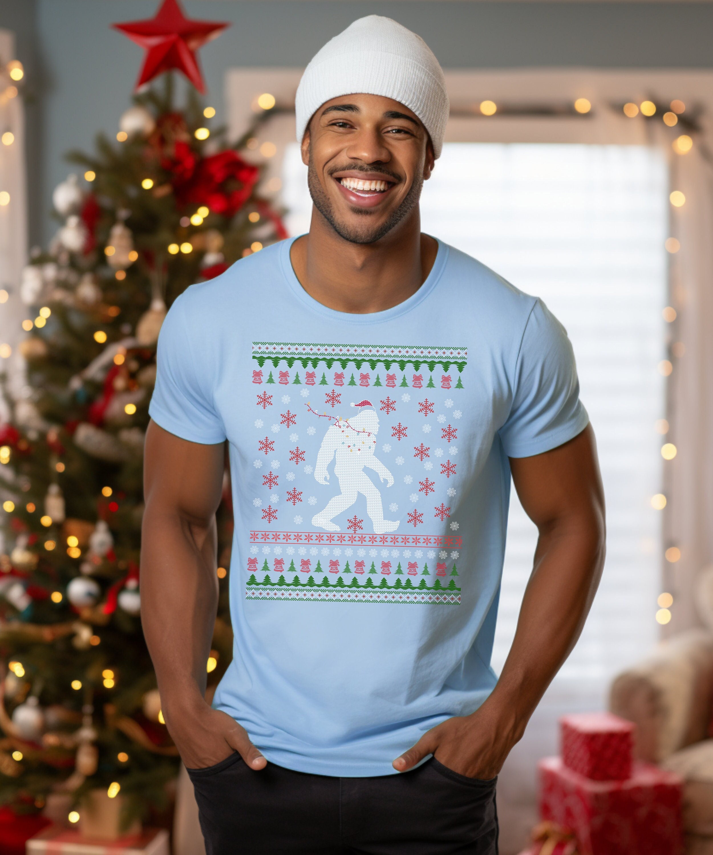 YETI CHRISTMAS, Men's T-Shirt Regular