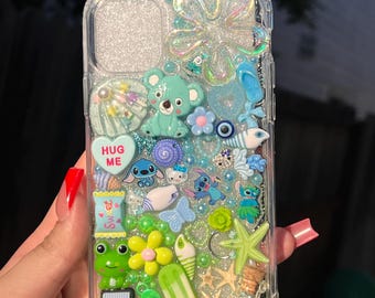 Coque Glitter 'That Girl' Pour IPhone XR/8/11/X - Customisée, Multicolore, Silicone