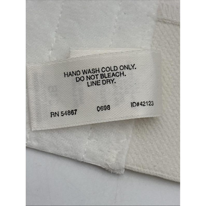 Vtg Victorias Secret Bustier Bra 34B White Floral Lace Strapless Lingerie Extend imagem 14