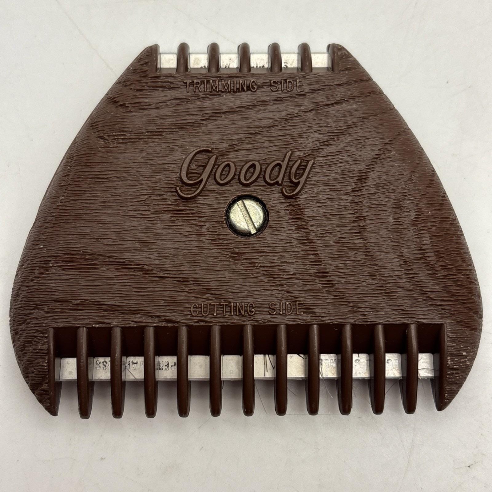 Vintage Goody Family Hair Trimmer 1972 #7828 Handheld Manual Razor