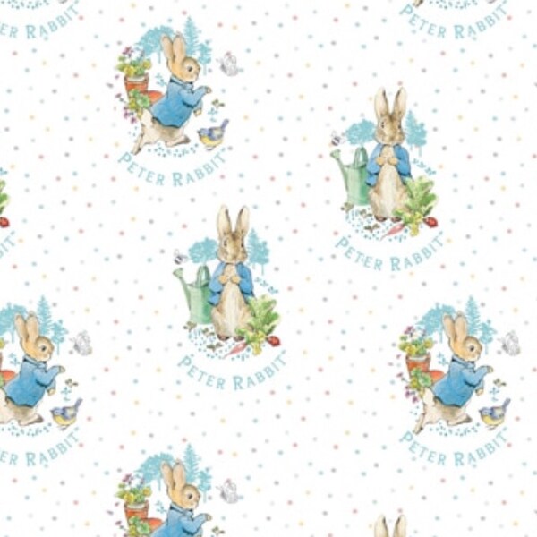 Peter Rabbit Fabric Etsy