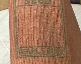 Vintage Dragon Seed by Pearl S. Buck | 1942 John Day Hardcover | WWII Era Historical Novel | Classic Literary Fiction | Collectible Book