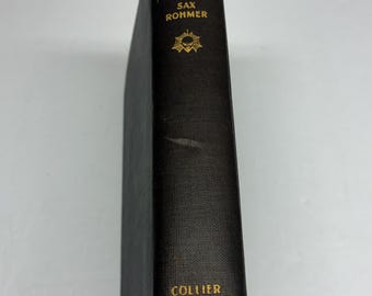 1934 Trail of Fu Manchu Sax Rohmer Orient Edition Vintage Mystery Horror Pulp Hardcover