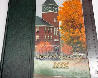 2001 Plymouth State College Conning Tower Yearbook Plymouth NH New Hampshire