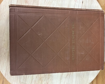The Bronze Treasury 1927 Hardcover Poetry Anthology | Edited by Harry Kemp | Vintage Literary Book | Decorative Brown Cloth Binding