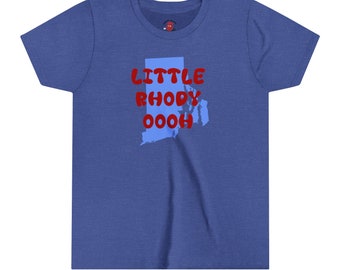 Little Rhody Oooh, Rhode Island Jugend-Kurzarm-T-Shirt