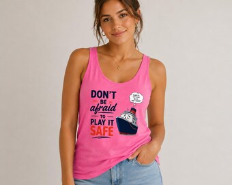 Too Risky Cotton Tank Top, Women's Muscle Shirt