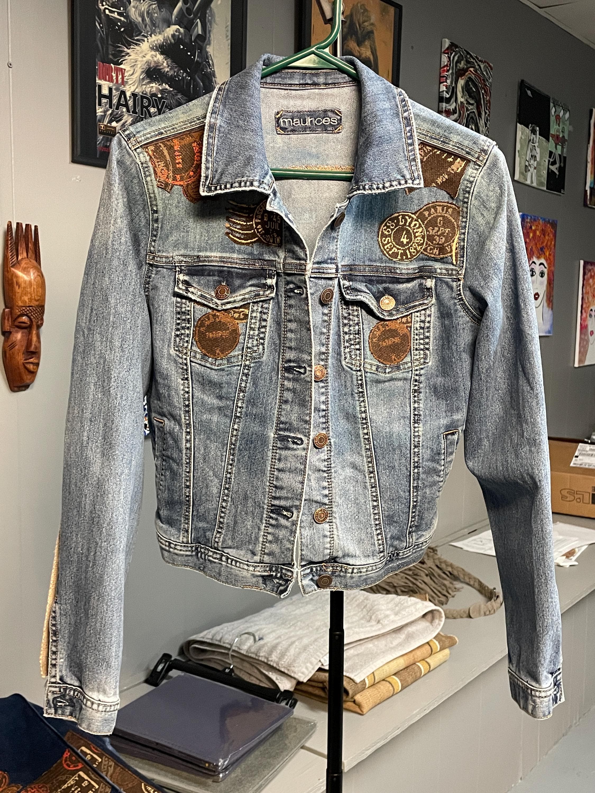 Womens Brown Denim Jean Jackets
