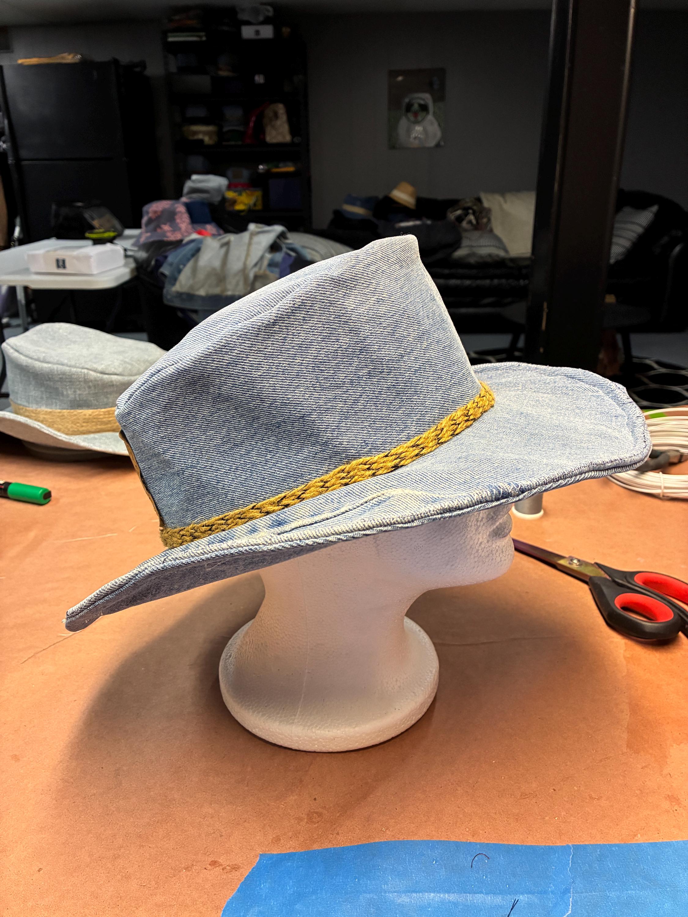 Blue Jean Outlaw, Upcycled Levi display picture 1