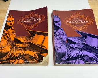 1963 Fitzwilliam Virginal Book 2 Volume Set Dover Vintage Keyboard Sheet Music Renaissance