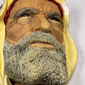 Vintage Bossons “Syrian” Chalkware Wall Head – 1966, England