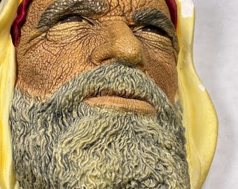 Vintage Bossons “Syrian” Chalkware Wall Head – 1966, England