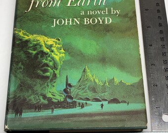 1968 The Last Starship from Earth John Boyd Vintage Sci Fi Book Paul Lehr Dust Jacket