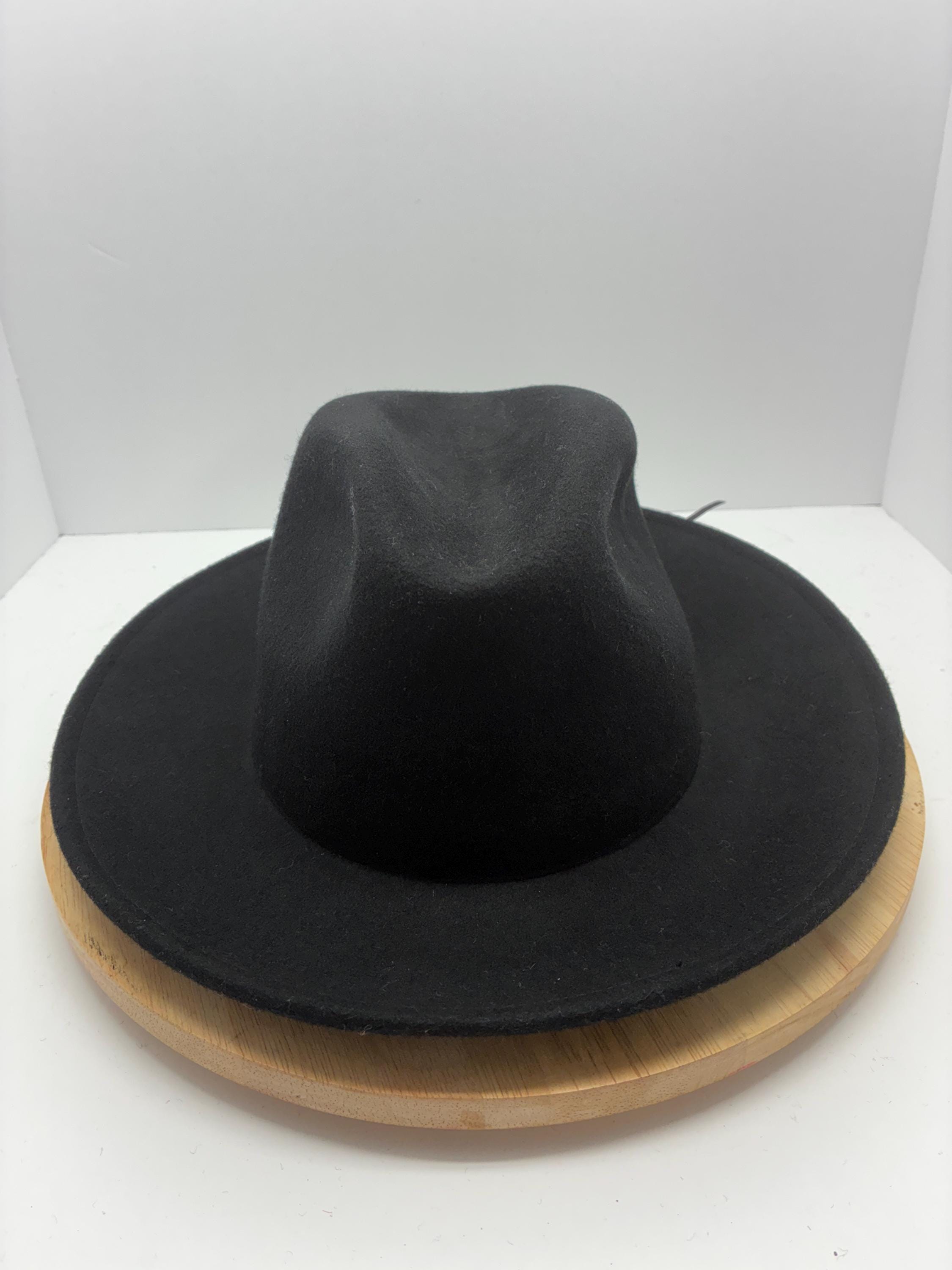 Vintage Gabriela Ligenza Leather Panama Wide Brim Fedora Fedora Hat Italy Vintage Men - Etsy main image 3