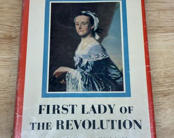 First Lady of the Revolution Mercy Otis Warren 1958 Hardcover Katharine Anthony Ex Library Biography Book