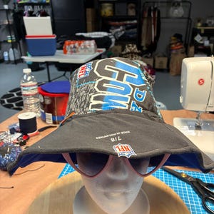 Upcycled Dallas Cowboys Bucket Hat | Size Large 23” | Handmade from NFL T-Shirt | Cotton Exterior + Felt Lining | One of a Kind Fan Gift.