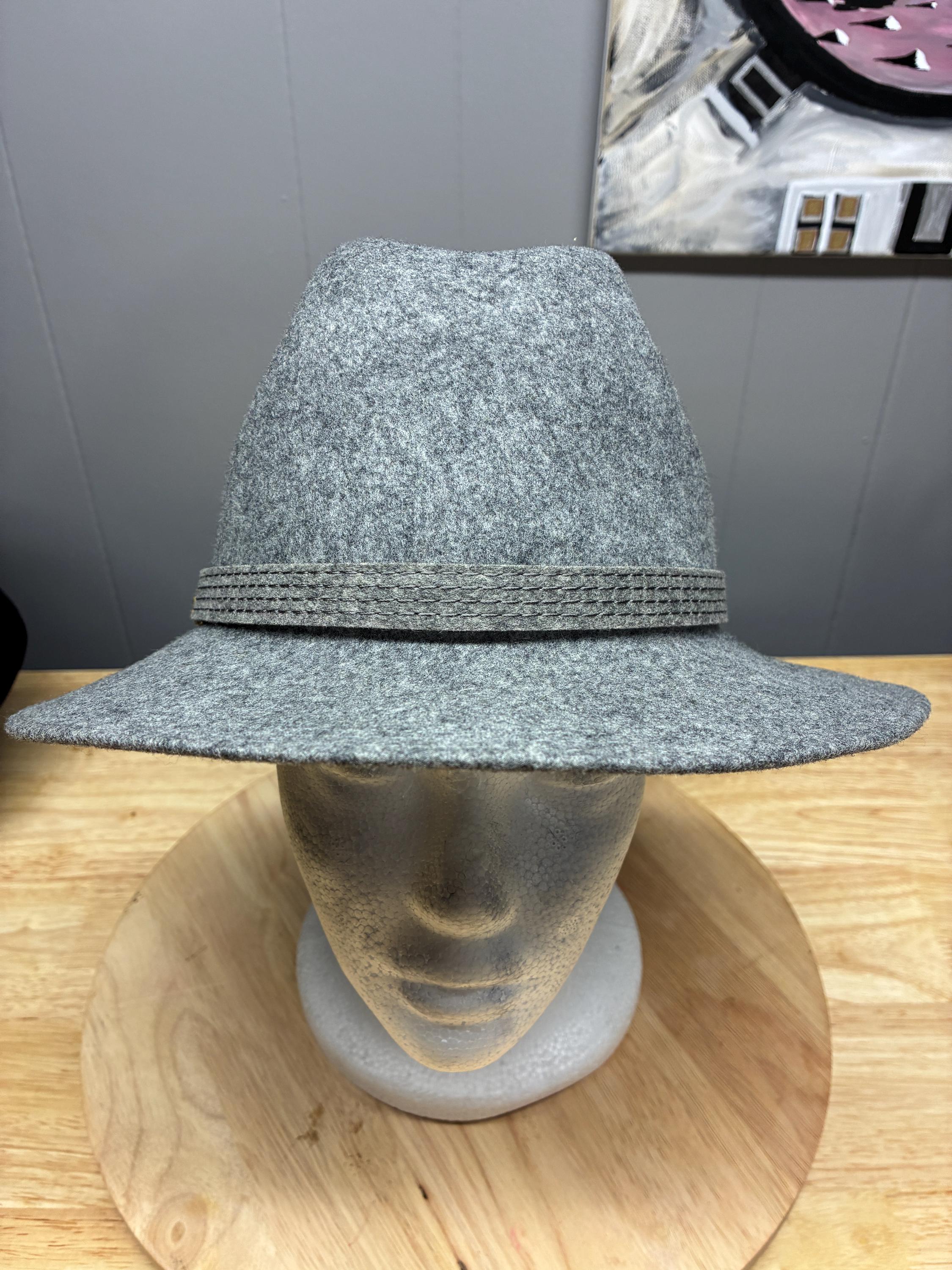 1940s/50s Grey Wool Hat with Beading 1940s Grey Hat - Etsy main image 3