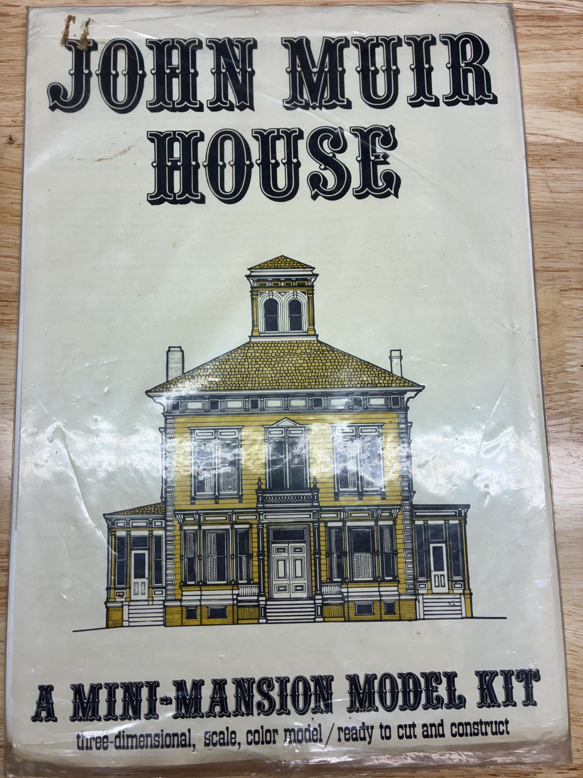 J Muir Model Vintage 1971 John Muir House Mini-mansion Model Kit – Complete, Uncut ...