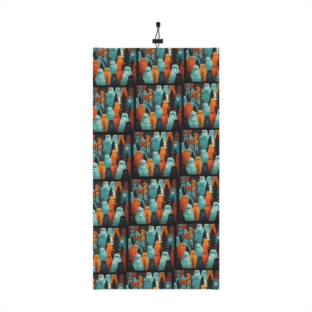 Sasquatch Plaid Winter Neck Gaiter With Drawstring Etsy