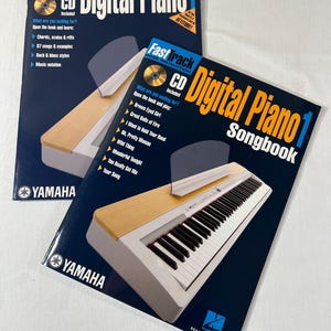 Zwei (2) Hal Leonard Digital Piano 1 Anleitungsbücher mit CDs - Beginner und Songbook