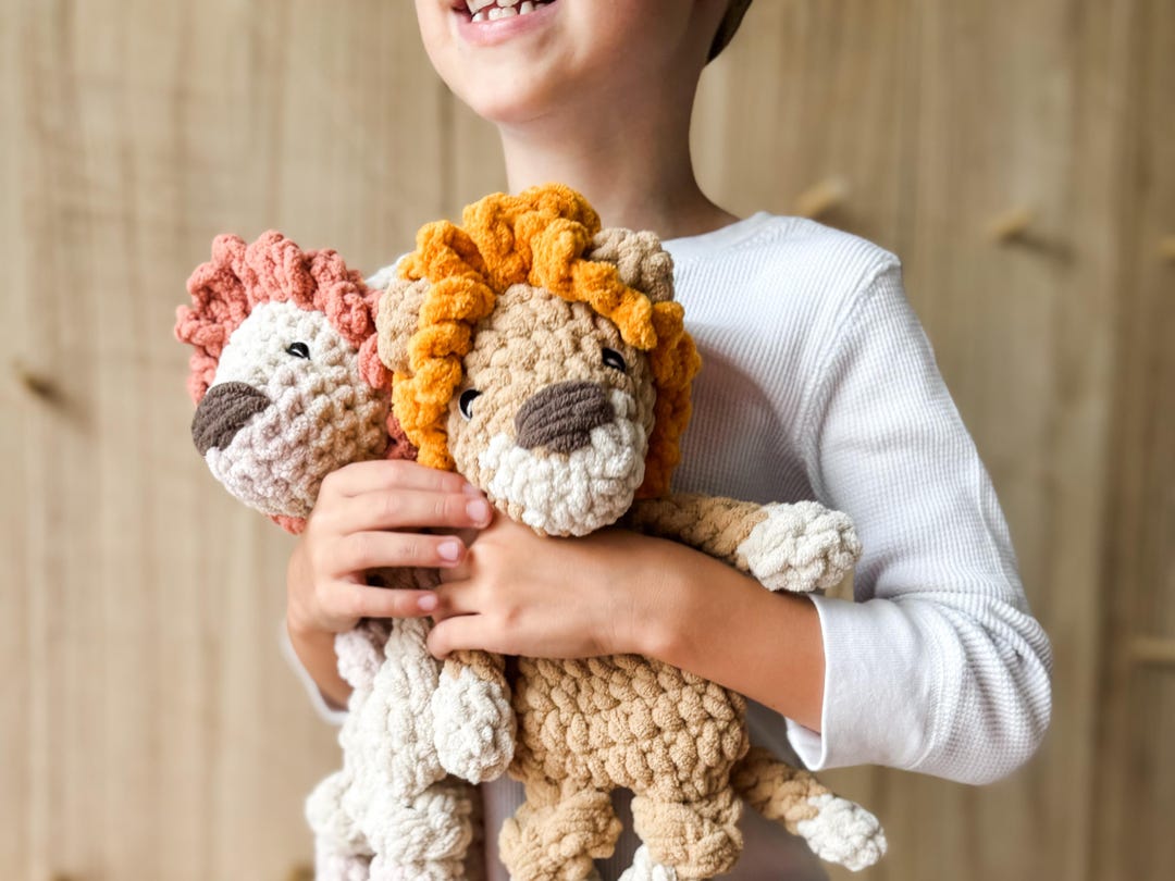 Custom Crochet Lion Lovey, Baby Shower, Newborn Gift - Etsy