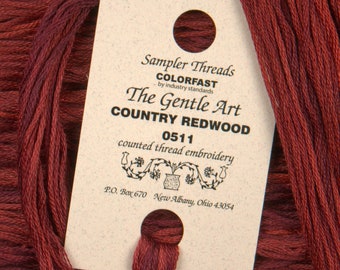 Country Redwood #0511 - The Gentle Art Sampler Threads