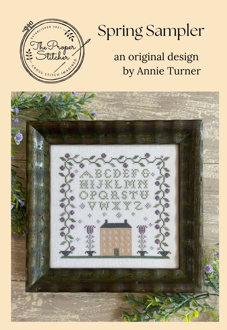Spring Sampler by the Proper Stitcher - Cross Stitch Paper Pattern - Etsy