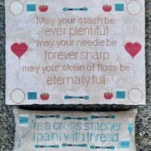 A Stitcher&#39;s Blessing Cross Stitch Paper Pattern by SamBrie Stitches - 2025 Nashville Needlework Market