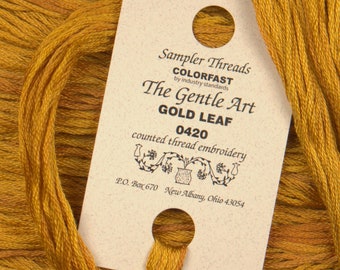 Gold Leaf #0420 - The Gentle Art Sampler Threads