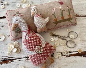 Animal Cracker Series - Olive - by Stacy Nash Designs - Cross Stitch Paper Pattern