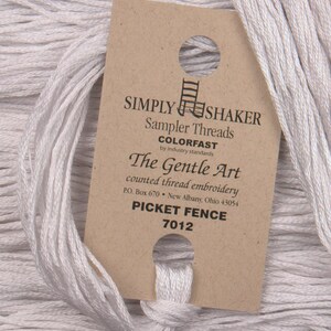 Picket Fence #7012 - The Gentle Art Simply Shaker Threads
