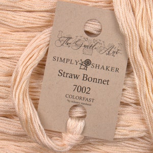 Straw Bonnet #7002 - The Gentle Art Simply Shaker Threads