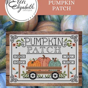 Pumpkin Patch by Erin Elizabeth Designs - Cross Stitch Paper Pattern