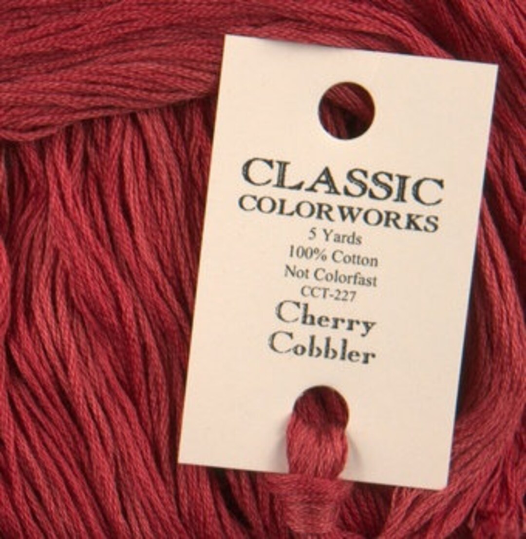 Cherry Cobbler - Classic Colorworks Cotton Floss - Etsy