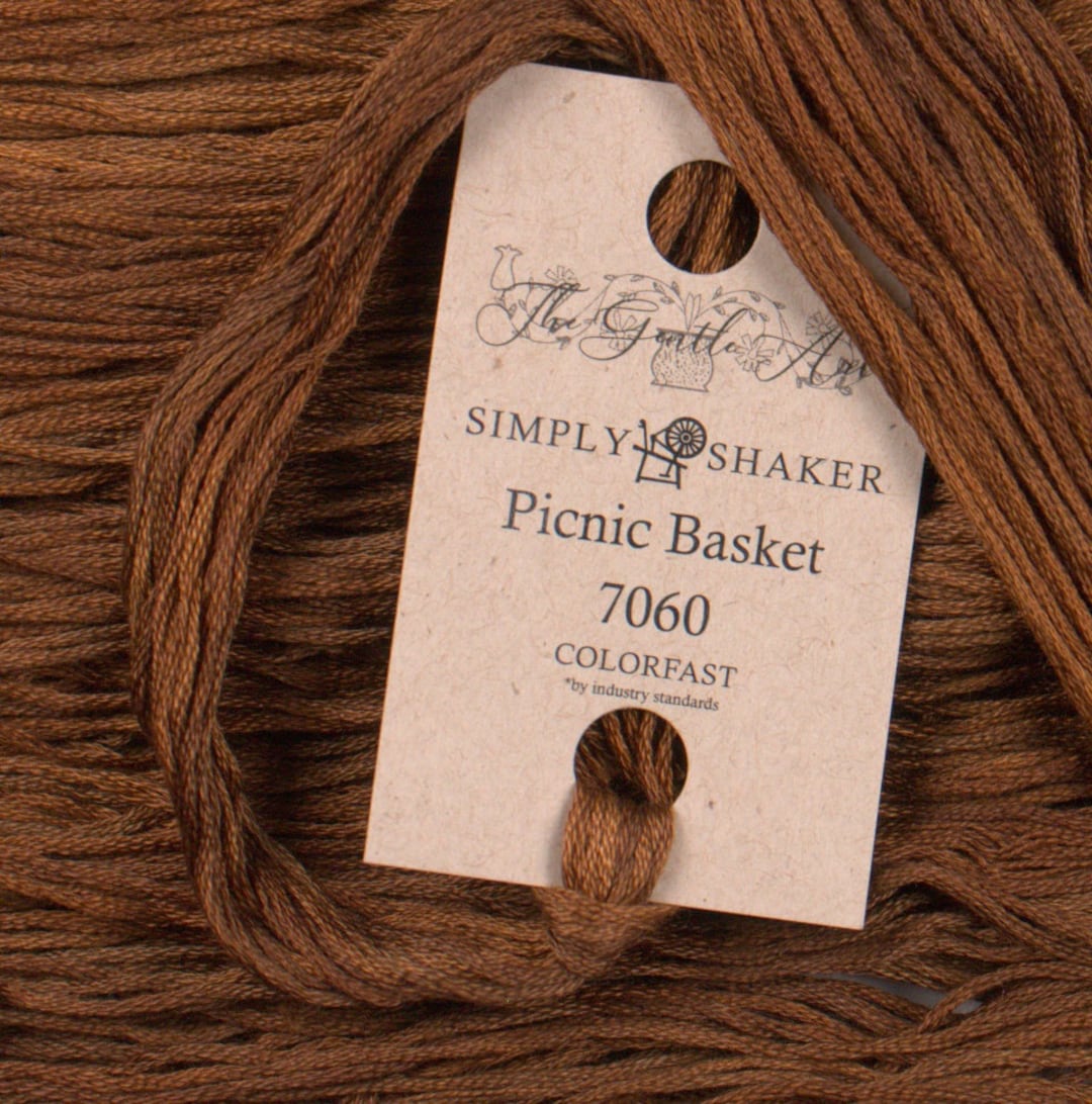 Picnic Basket #7060 - the Gentle Art Simply Shaker Threads - Etsy