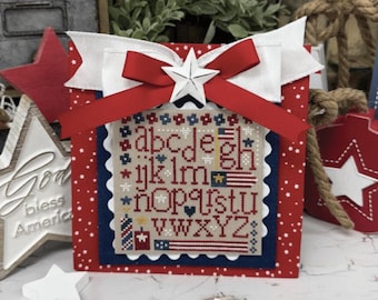 American Alphabet by Primrose Cottage Stitches - Cross Stitch Paper Pattern