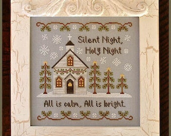Silent Night by Country Cottage Needleworks - Cross Stitch Paper Pattern