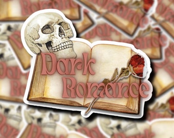 Adesivo Dark Romance, Adesivo Dark Romance Book, Adesivo Kindle in vinile, Adesivo Bookish, Adesivo Kindle